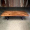 LGT46-Black Walnut Bookmatch Dining Table - Image 2