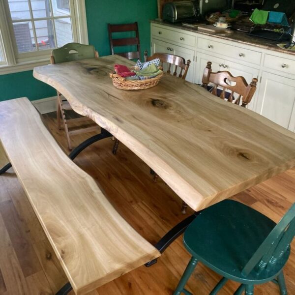 LGT58- Poplar Live Edge Table