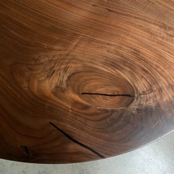 LGT48-Black Walnut Round Table Top - Image 4